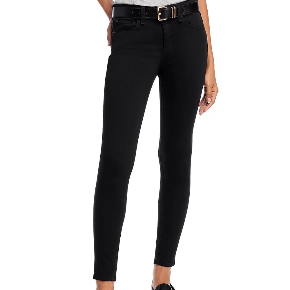 rag & bone Flexi Nina High Rise Jeans in Black